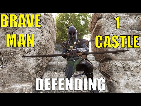 HOW TO DEFEND A CASTLE WITH 1 MAN (SATISFYING BATTLE) - Mount & Blade 2 BANNERLORD