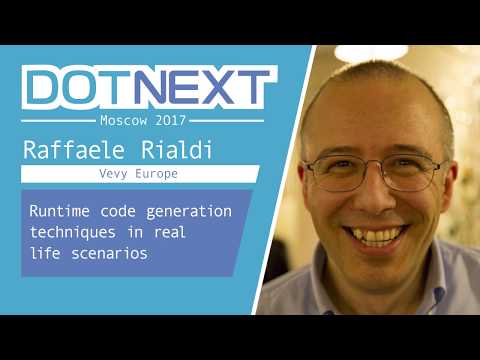 Raffaele Rialdi — Runtime code generation techniques in real life scenarios