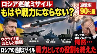 ロシア巡航ミサイルが「もはや戦力にならない」？ ウクライナ軍の迎撃率90％超…ロシア側軍事ブロガーも愕然