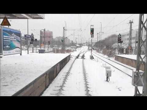 Führerstandsmitfahrt S-Bahn München durch die Stammstrecke/Cabride Munich S-Bahn tunnel (time lapse)