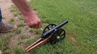 A Very Small Cannon - Homemade Cannon Gets Shot Off