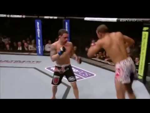 Superman punch off cage Jose Aldo (MMA)