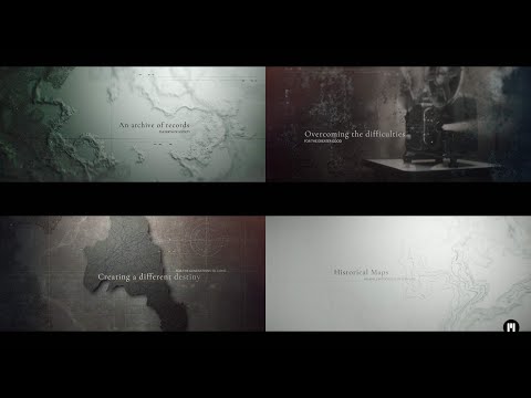 Historical Maps Modular Template for Apple Motion & FCPX