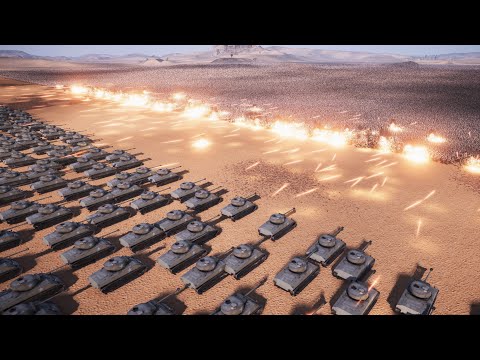 300 WW2 TANKS vs 1 MILLION ZOMBIES | Ultimate Epic Battle Simulator 2