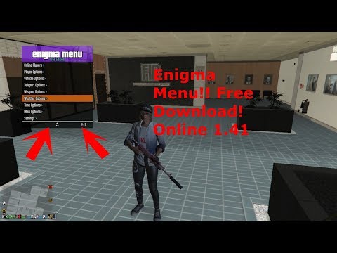 GTA5 PC Online 1.41 ModMenu Enigma Menu! Free Download!! | Janschge