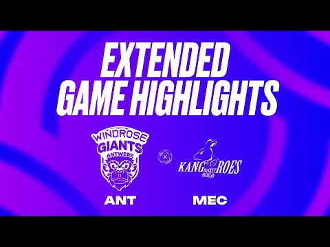 Windrose Giants Antwerp vs. Kangoeroes Basket Mechelen Extended Game Highlights