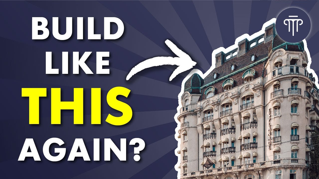 Why We Should Revive Traditional Architecture & Urbanism