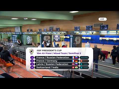Semifinals 10m Air Pistol Mixed Team - ISSF President’s Cup Rifle Pistol (05.11.2021)