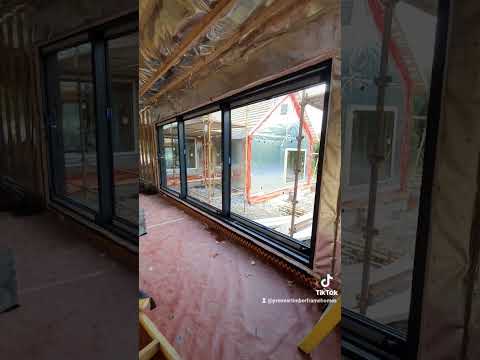 Windows Arrived on Kilkenny Job, Airtightness Membrane amd taping