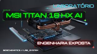 O SEGREDO INDUSTRIAL DO MSI TITAN 18 HX NO BRASIL FOI REVELADO! ANÁLISE COMPLETA DO HARDWARE 2026