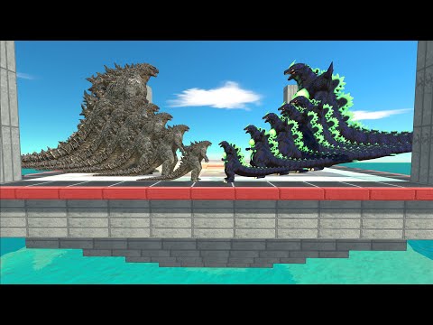 Growing Godzilla 2021 VS Growing Super Godzilla - ARBS