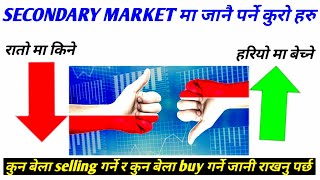 how to invest secondary market and Nepal share market all details this video
