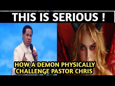 Sehen Sie, wie ein Dämon einen Brief schrieb und Pastor Chris körperlich angreift