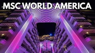 FIRST LOOK at MSC World America's Silent Disco + Palm Tree Light Show