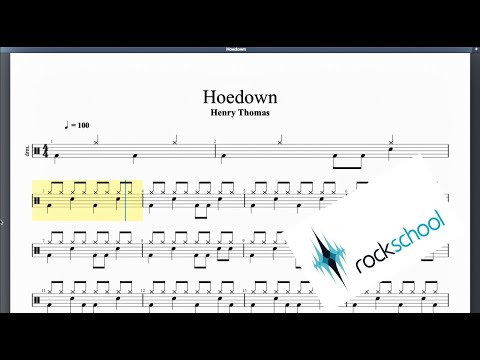 Hoedown Rockschool Debut Grade Drums