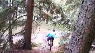 preview picture of video 'Mountainbike Singletrail Trail biking Wippra Harz'