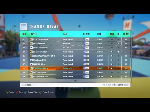 Forza Horizon 3: S2 High Speed Highway - 1:49:877