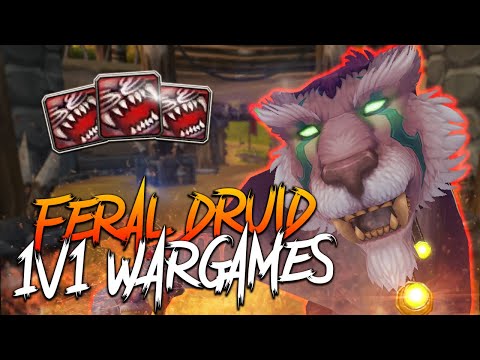 FERAL 1V1 WARGAMES!!! Feral Druid PvP - WoW: Shadowlands 9.0 1v1 Duels