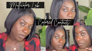 BEST AFFORDABLE COLORED CONTACTS ON DARK EYES FEAT. MULTICOLOR LAB | RUTH NANDA