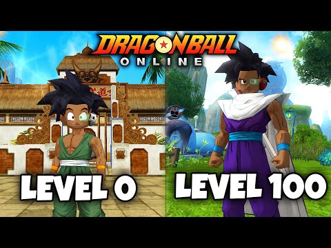 Leveling up in the Dragon Ball MMO you've never heard of