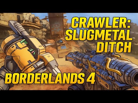 Crawler: Slugmetal Ditch | Borderlands 4 | As Rafa, Walkthrough, Gameplay, No Commentary, 4K