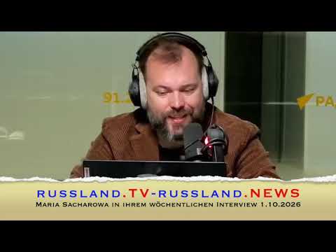Maria Sacharowa in ihrem wöchentlichen Interview 1.10.2026