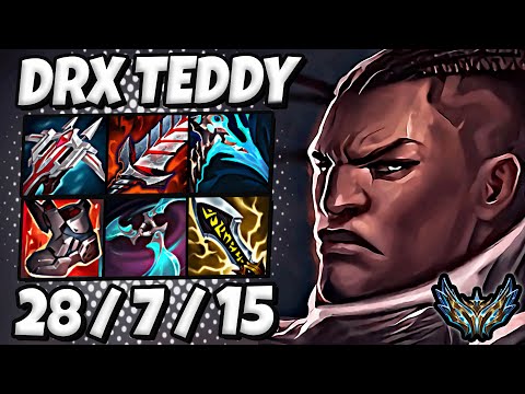 DRX Teddy Lucian vs Corki ADC [ Quadrakill ] Patch 25.14 Korea Challenger