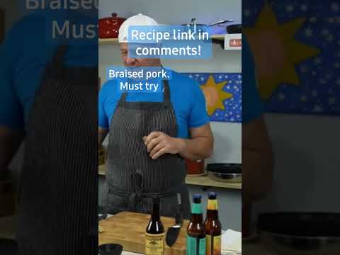 Braised Pork Belly, slow cooked in beer. #cooking #pork