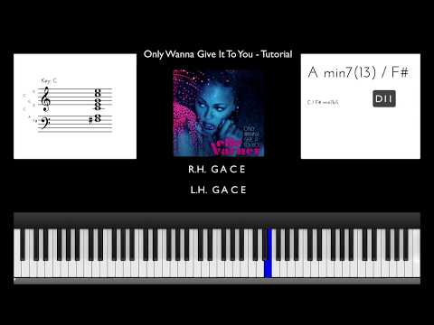 Only Wanna Give It To You Piano & Bass Tutorial