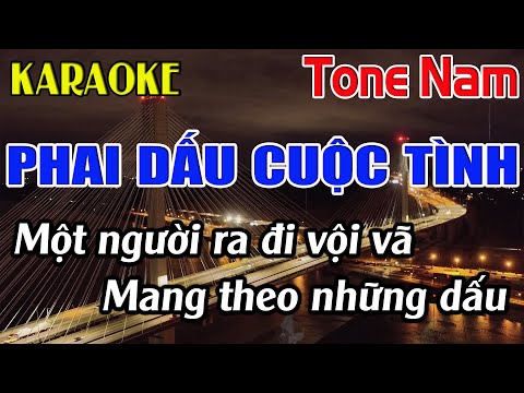 Phai Dấu Cuộc Tình Karaoke Tone Nam Karaoke Đăng Khôi - Beat Mới