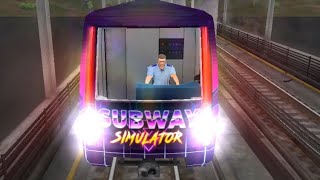 I bought a new train for the subway. Underground city. Metro simulator.