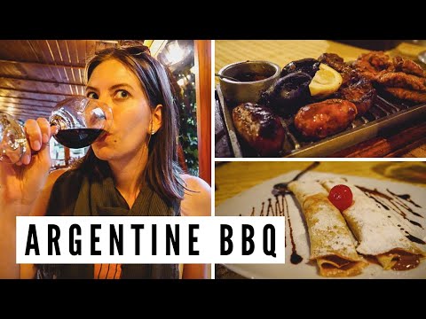 在阿根廷貝爾格拉諾將軍別墅吃典型的阿根廷燒烤 (ARGENTINEAN ASADO | Eating a Typical Argentine BBQ in Villa General Belgrano, Argentina)