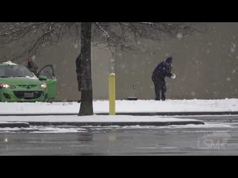 01-10-21 Amarillo, TX - Sledding and Snowball Fights from Overnight Snow