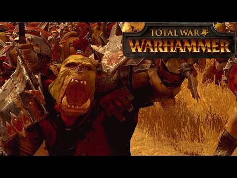 Greenskins vs Beastmen - Total War Warhammer Online Battle 55