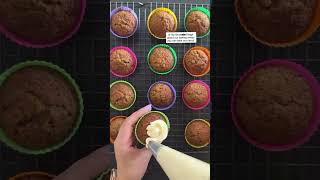 Carrot cake cupcakes 🧁 using our carrot cake baking mix