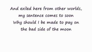 April Wine - Bad Side of the Moon (lyrics)