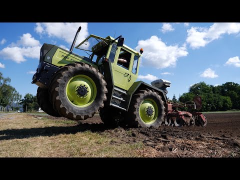 MB-trac 1300 turbo SOUND beim Scheibeneggen mit Horsch Joker 3 CT! Geil!!