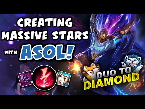 MASSIVE STARS WITH AURELION SOL! DUO TO DIAMOND - VICKSY | League of Legends