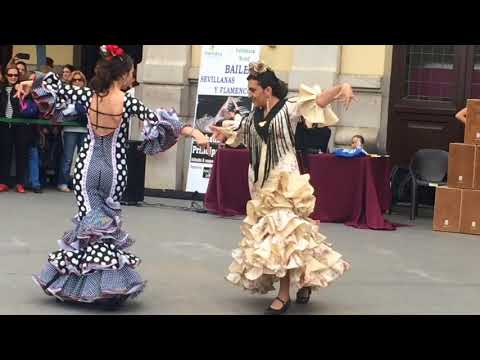 Baile Por Sevillana  Alba Y Andrea