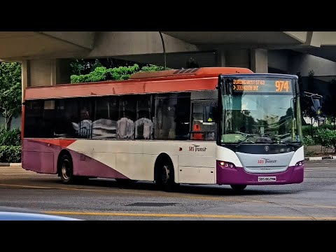[SBST] LOUD REDLINE KICKDOWNS , Ride  on SBS8628M on Service 974.Scania K230UB Euro V Batch 1