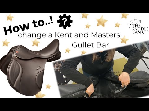 How to change your Kent and Masters Saddle Gullet Bar! - Adjust your saddle in just 5 minutes!