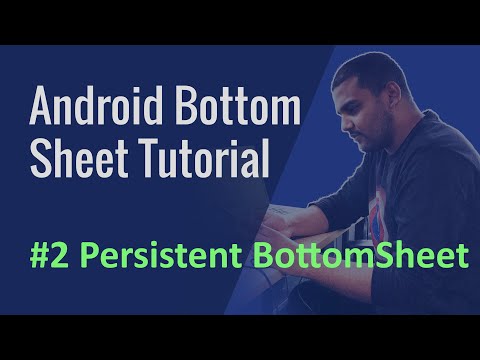 2 Android Bottom Sheet Tutorial Persistent Bottom Sheet