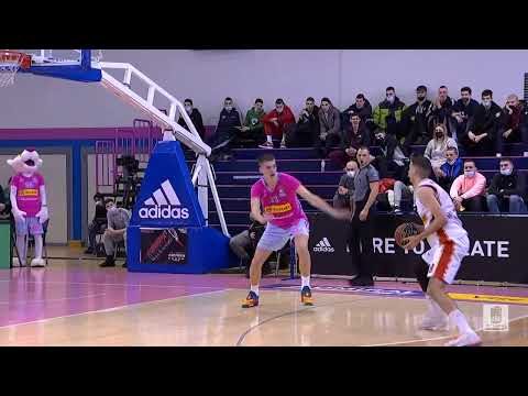 Radovan Đoković scores two 3-pointers to win the game for Borac (Mega Mozzart - Borac, 23.1.2022)