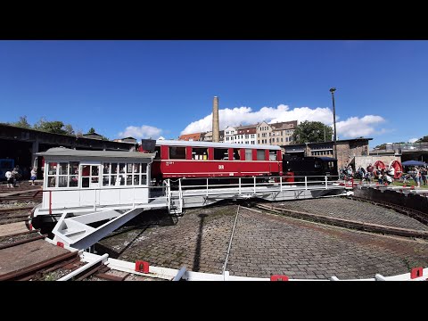 Eisenbahnfest Bw Halle (Saale) / Großes Familienfest im DB Museum Halle (Saale), (26.08.2023)