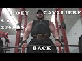 Introducing Bodybuilder Joey Cavaliere 5'8 276lbs Back Training