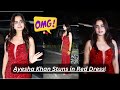 Ayesha Khan HOT Look In Red Gown At Party With Brother Ayeshakhan Bollywood Youtubevideo