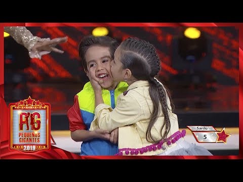 ¡Sarilú cautiva a Mateo en la botonera! | Pequeños Gigantes 2019