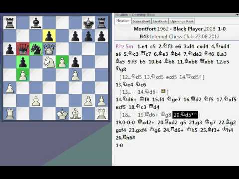 B43   Sicilian, Kan Variation 8