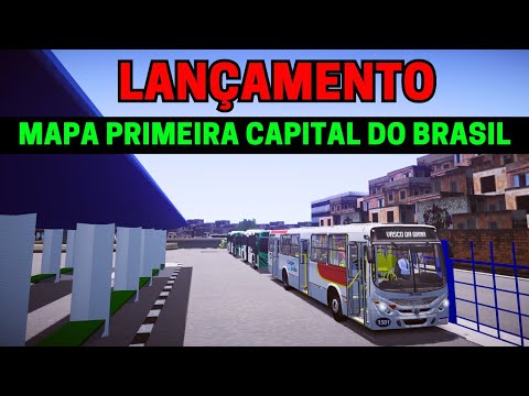 🔴Gameplay Novo Mod Mapa Primeira Capital do Brasil | Proton Bus Simulator | Mapa de Salvador