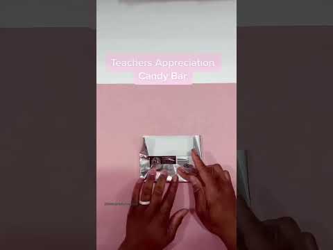 Teacher Appreciation Candy Bar Wrappers #teacherappreciationweek #teachergifts #diyteachersdaygift